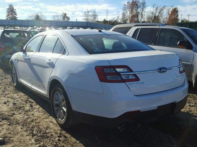 1FAHP2D83EG178502 - 2014 FORD TAURUS SE WHITE photo 3