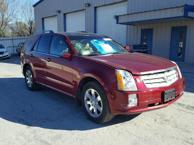 1GYEE63A660191831 - 2006 CADILLAC SRX RED photo 1