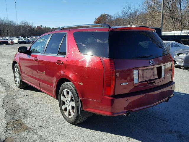 1GYEE63A660191831 - 2006 CADILLAC SRX RED photo 3