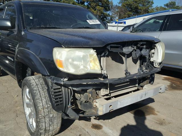 5TEJU62N96Z203868 - 2006 TOYOTA TACOMA DOU BLACK photo 9