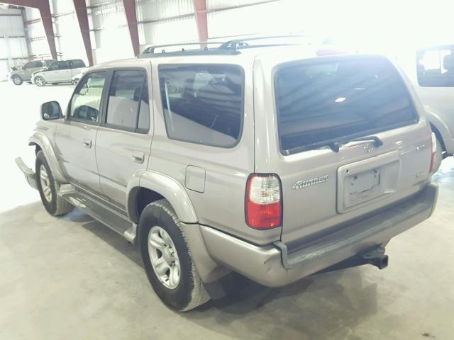 JT3GN86R120251573 - 2002 TOYOTA 4RUNNER SR SILVER photo 3