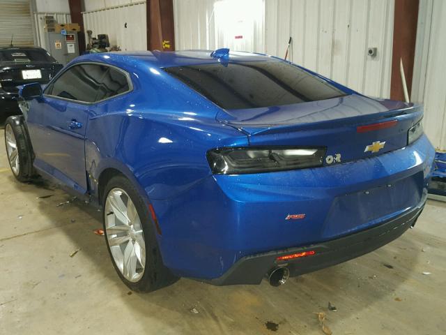 1G1FB1RS5G0174485 - 2016 CHEVROLET CAMARO LT BLUE photo 3