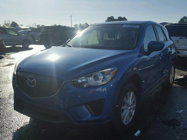 JM3KE4BE8E0311541 - 2014 MAZDA CX-5 SPORT BLUE photo 2