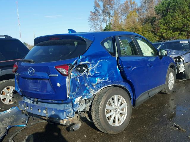 JM3KE4BE8E0311541 - 2014 MAZDA CX-5 SPORT BLUE photo 4