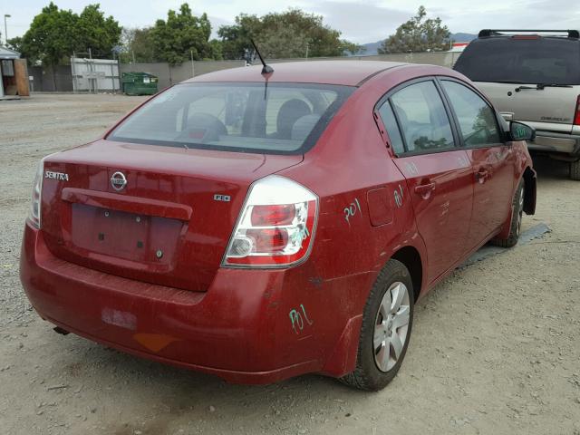 3N1AB61E69L659215 - 2009 NISSAN SENTRA 2.0 RED photo 4