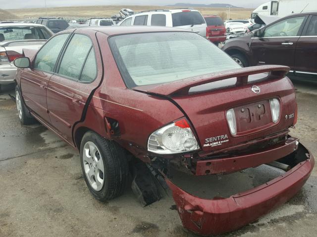 3N1CB51D25L578619 - 2005 NISSAN SENTRA 1.8 RED photo 3