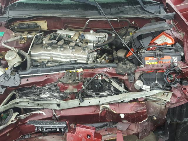 3N1CB51D25L578619 - 2005 NISSAN SENTRA 1.8 RED photo 7