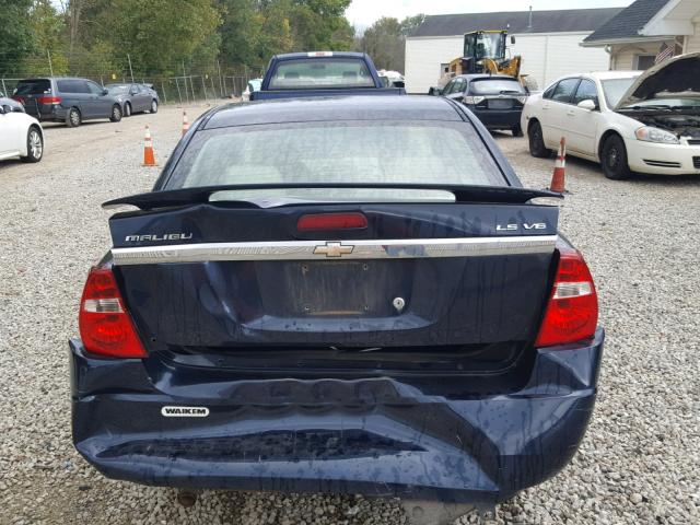 1G1ZT548X5F176448 - 2005 CHEVROLET MALIBU LS 蓝色 照片 9