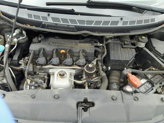 1HGFA16867L096267 - 2007 HONDA CIVIC EX BLACK photo 7