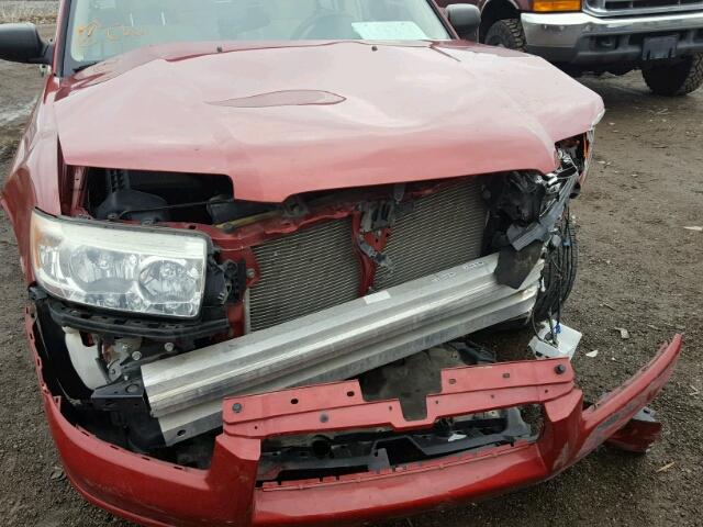 JF1SG63617G726044 - 2007 SUBARU FORESTER 2 RED photo 9