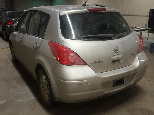 3N1BC13E69L423441 - 2009 NISSAN VERSA S SILVER photo 3