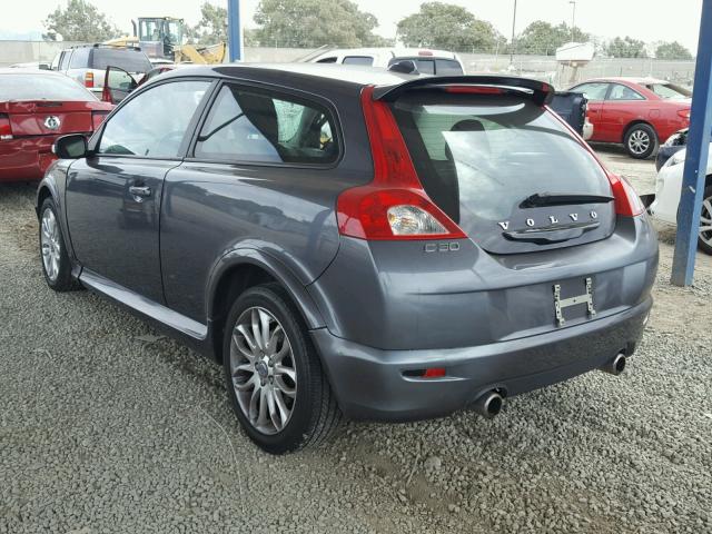 YV1MK672X92121488 - 2009 VOLVO C30 T5 GRAY photo 3