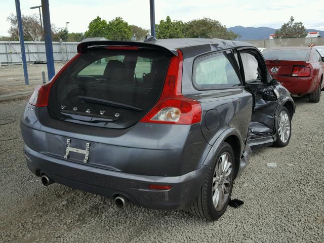 YV1MK672X92121488 - 2009 VOLVO C30 T5 GRAY photo 4