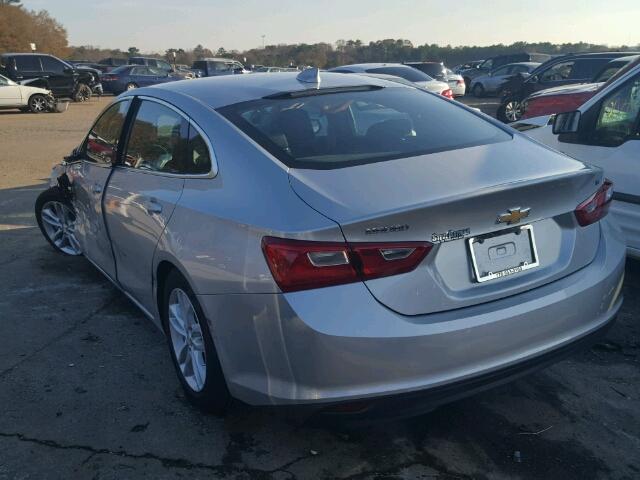 1G1ZE5ST9HF178228 - 2017 CHEVROLET MALIBU LT SILVER photo 3