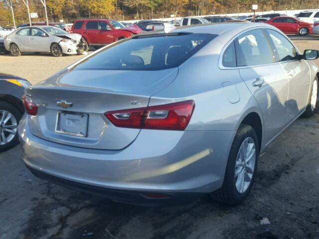 1G1ZE5ST9HF178228 - 2017 CHEVROLET MALIBU LT SILVER photo 4