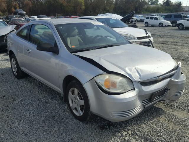 1G1AK15F477183138 - 2007 CHEVROLET COBALT LS SILVER photo 1