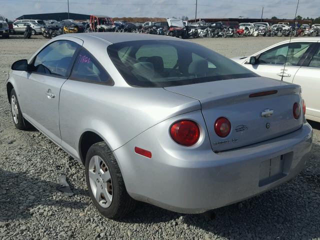 1G1AK15F477183138 - 2007 CHEVROLET COBALT LS SILVER photo 3