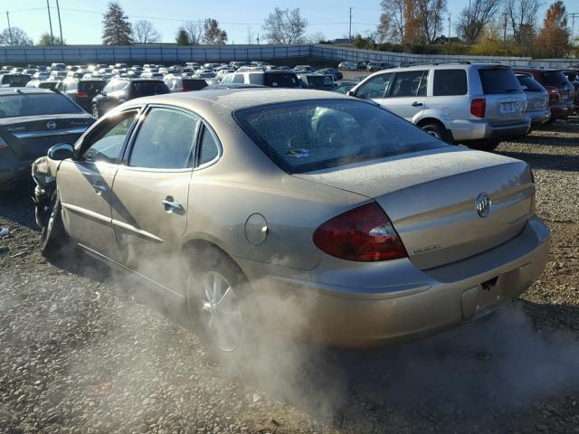 2G4WC562251246563 - 2005 BUICK LACROSSE C GOLD photo 3