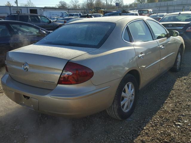 2G4WC562251246563 - 2005 BUICK LACROSSE C GOLD photo 4