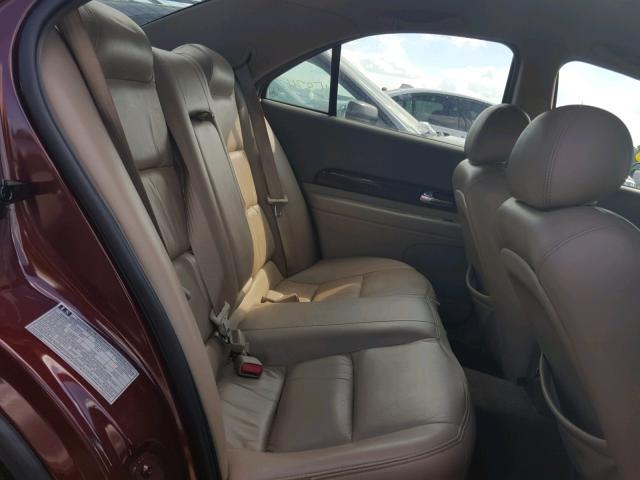 1LNHM86S81Y682588 - 2001 LINCOLN LS BURGUNDY photo 6