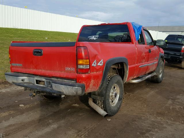 1GTHK29163E289347 - 2003 GMC SIERRA K25 RED photo 4