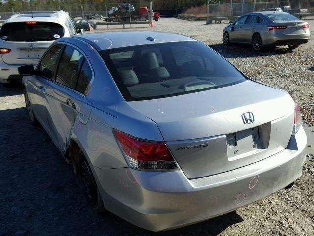 1HGCP26809A102456 - 2009 HONDA ACCORD EXL SILVER photo 3