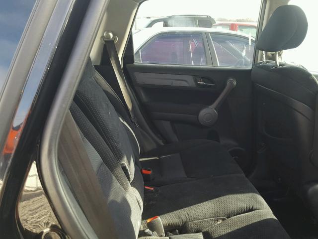 5J6RE48599L068111 - 2009 HONDA CR-V EX შავი ფოტო 6