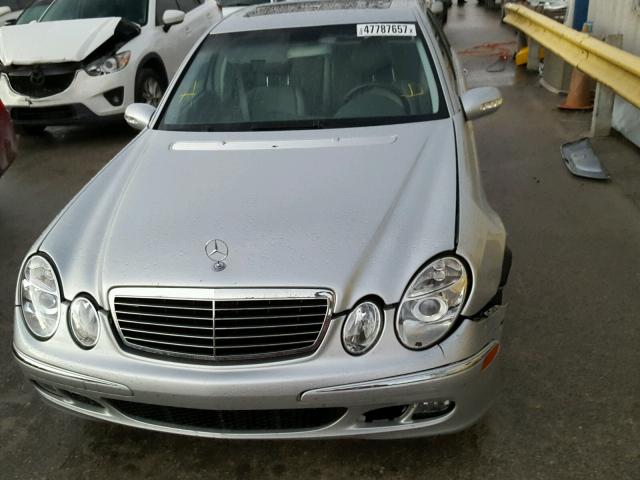 WDBUF56J66A947008 - 2006 MERCEDES-BENZ E 350 SILVER photo 9