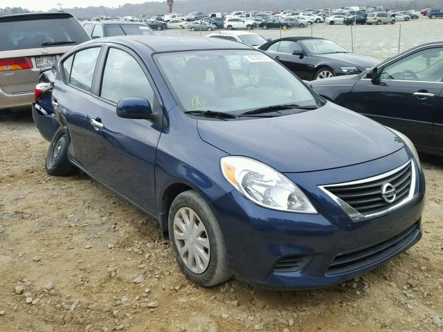 3N1CN7AP6DL820095 - 2013 NISSAN VERSA S BLUE photo 1