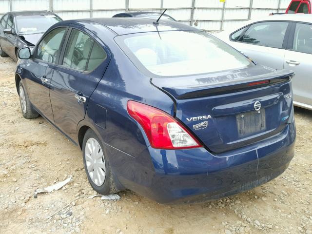 3N1CN7AP6DL820095 - 2013 NISSAN VERSA S 蓝色 照片 3