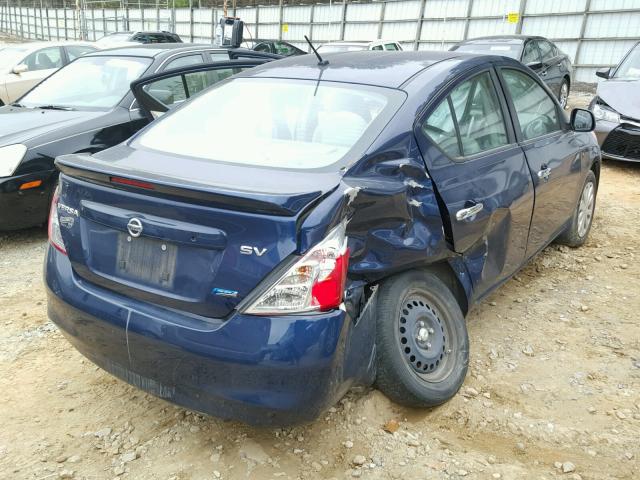 3N1CN7AP6DL820095 - 2013 NISSAN VERSA S 蓝色 照片 4