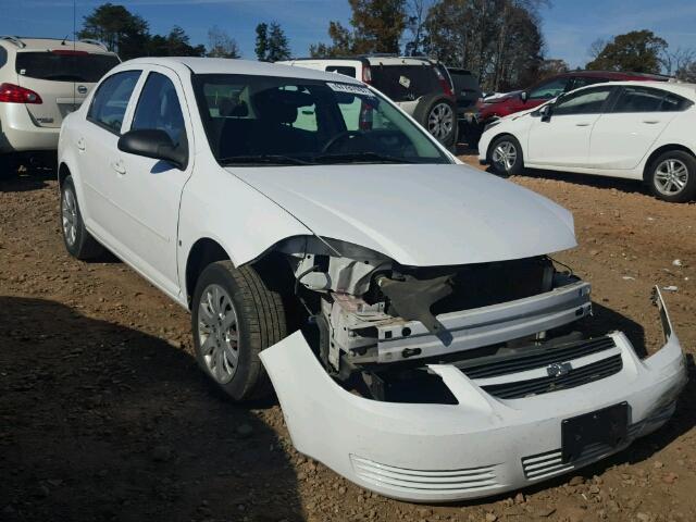 1G1AS58H097125454 - 2009 CHEVROLET COBALT LS WHITE photo 1