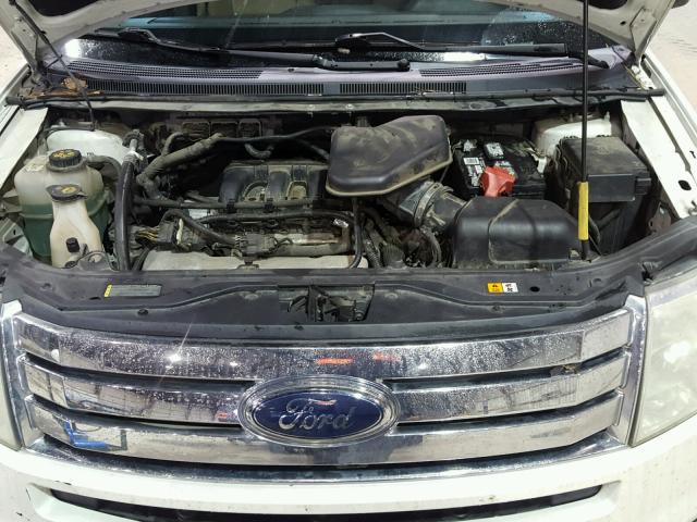 2FMDK3KC4ABA35785 - 2010 FORD EDGE LIMIT WHITE photo 7