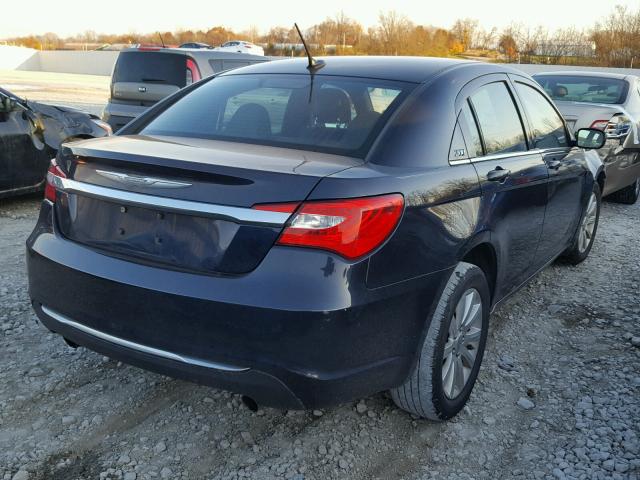 1C3CCBBG2CN163979 - 2012 CHRYSLER 200 TOURIN BLUE photo 4