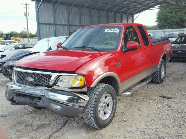 1FTRX18L63NB24420 - 2003 FORD F150 RED photo 2