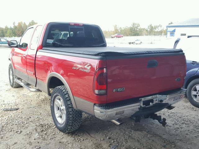 1FTRX18L63NB24420 - 2003 FORD F150 RED photo 3