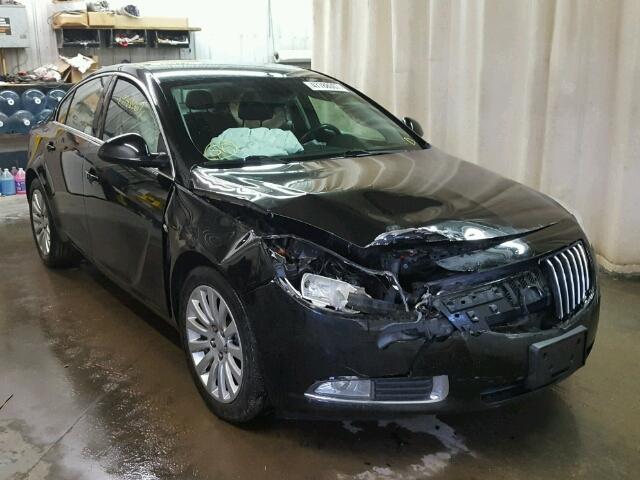 2G4GN5EC4B9181169 - 2011 BUICK REGAL CXL BLACK photo 1