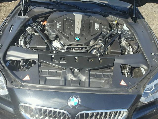 WBA6B4C52FD761498 - 2015 BMW 650 XI BLACK photo 7