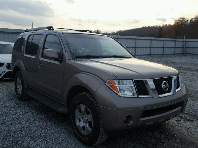 5N1AR18W76C606343 - 2006 NISSAN PATHFINDER TAN photo 1