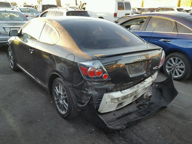 JTKDE3B74A0318082 - 2010 TOYOTA SCION TC BLACK photo 3