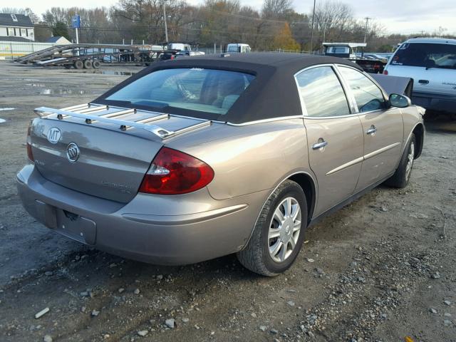 2G4WC582661168528 - 2006 BUICK LACROSSE C BEIGE photo 4