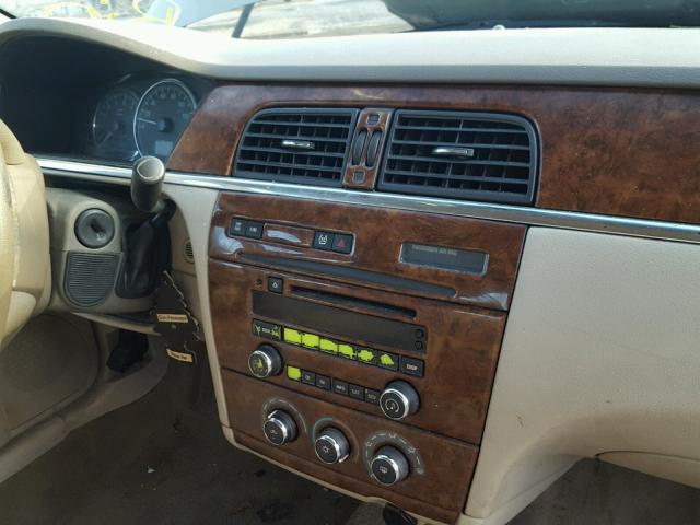 2G4WC582661168528 - 2006 BUICK LACROSSE C BEIGE photo 9