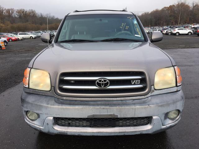 5TDBT48A42S074767 - 2002 TOYOTA SEQUOIA LI GRAY photo 10