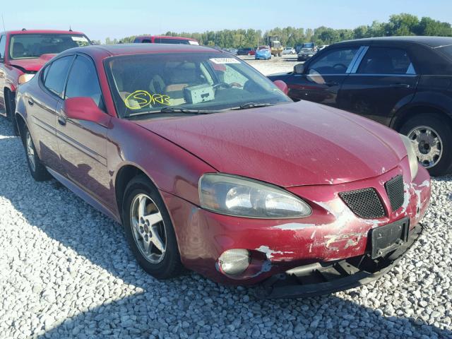 2G2WS522041220026 - 2004 PONTIAC GRAND PRIX BURGUNDY photo 1