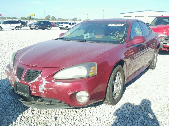 2G2WS522041220026 - 2004 PONTIAC GRAND PRIX BURGUNDY photo 2