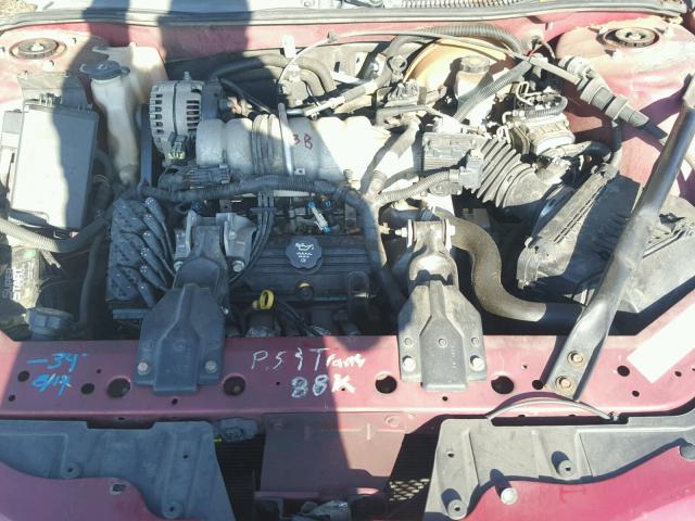 2G2WS522041220026 - 2004 PONTIAC GRAND PRIX BURGUNDY photo 7