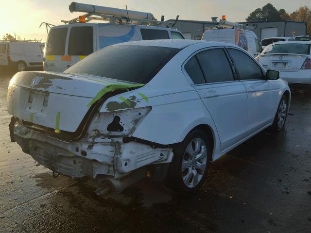 1HGCP26749A105237 - 2009 HONDA ACCORD EX WHITE photo 4