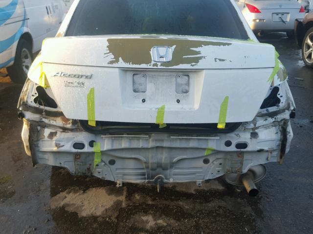 1HGCP26749A105237 - 2009 HONDA ACCORD EX WHITE photo 9