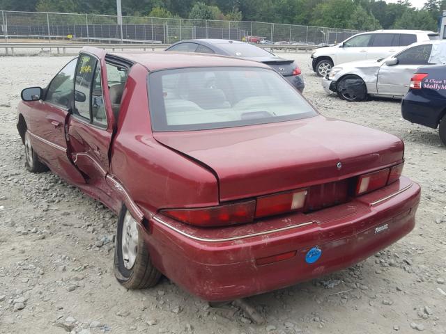 1G4NJ52M7TC441140 - 1996 BUICK SKYLARK GR MAROON photo 3