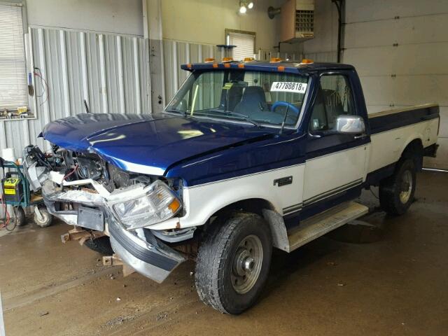 1FTHF36F2VEC77743 - 1997 FORD F350 WHITE photo 2